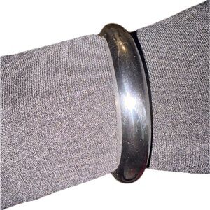 925 Sterling Silver Bangle Bracelet Made in Turkey 8” Polished Minimalist